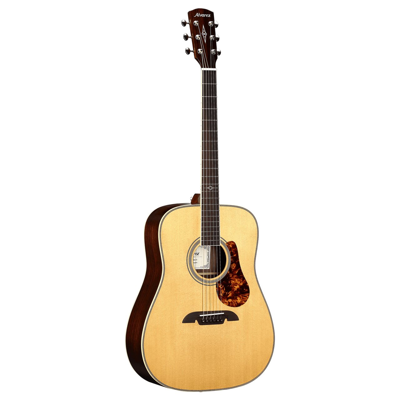 Alvarez MD70 Herringbone, Masterworks Dreadnought, Natural/Gloss w