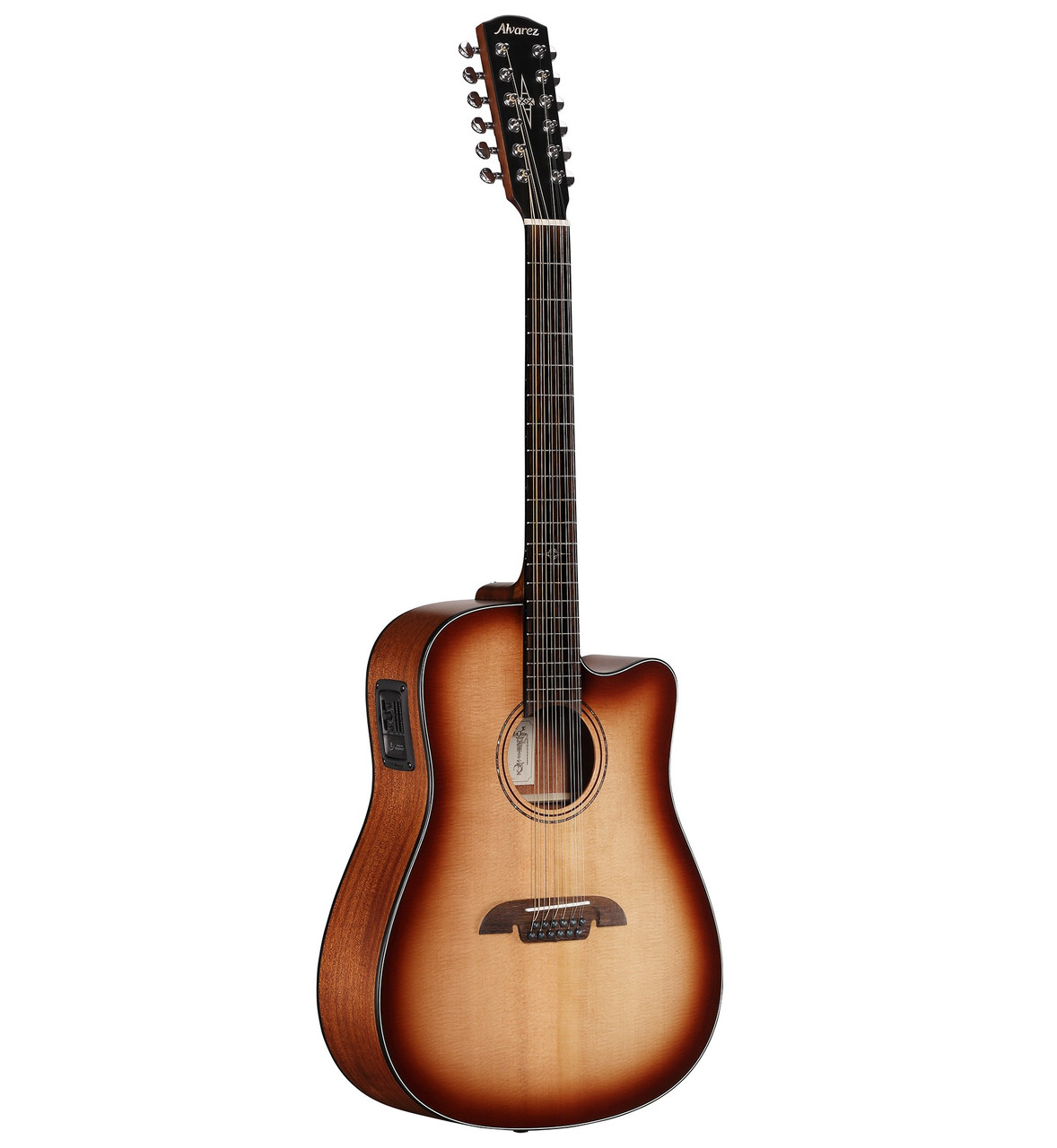 Alvarez AD60ce, Artist Dreadnought Acoustic Electric 12-String w
