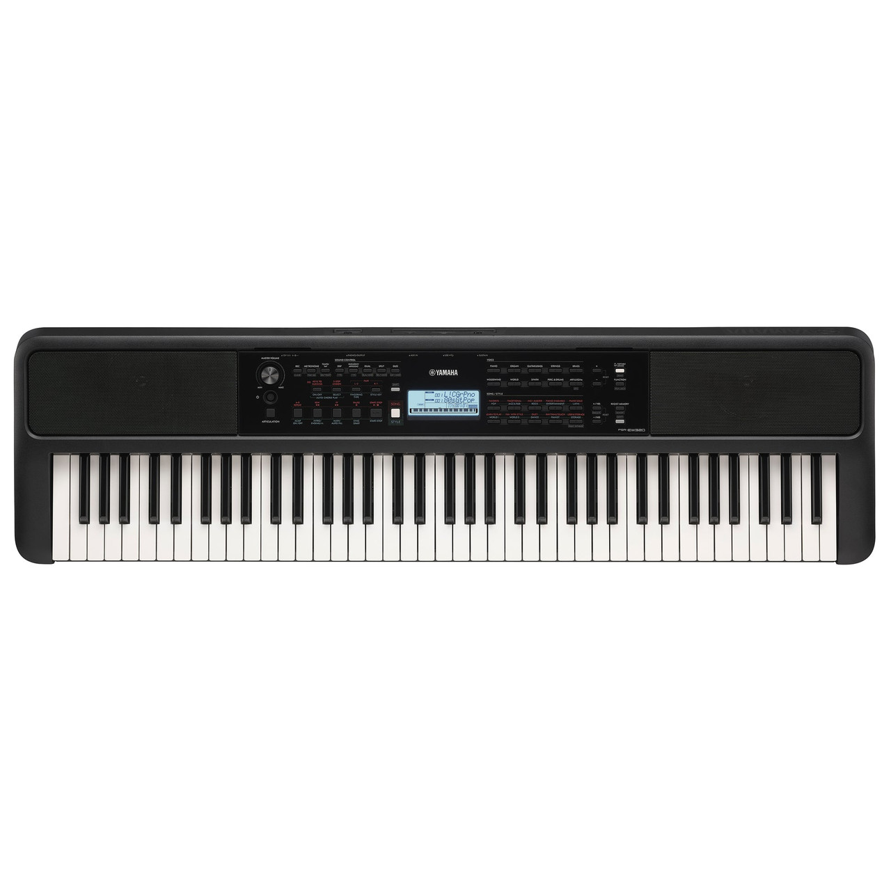 Yamaha 76-key mid-range portable keyboard. Includes PA-130 power