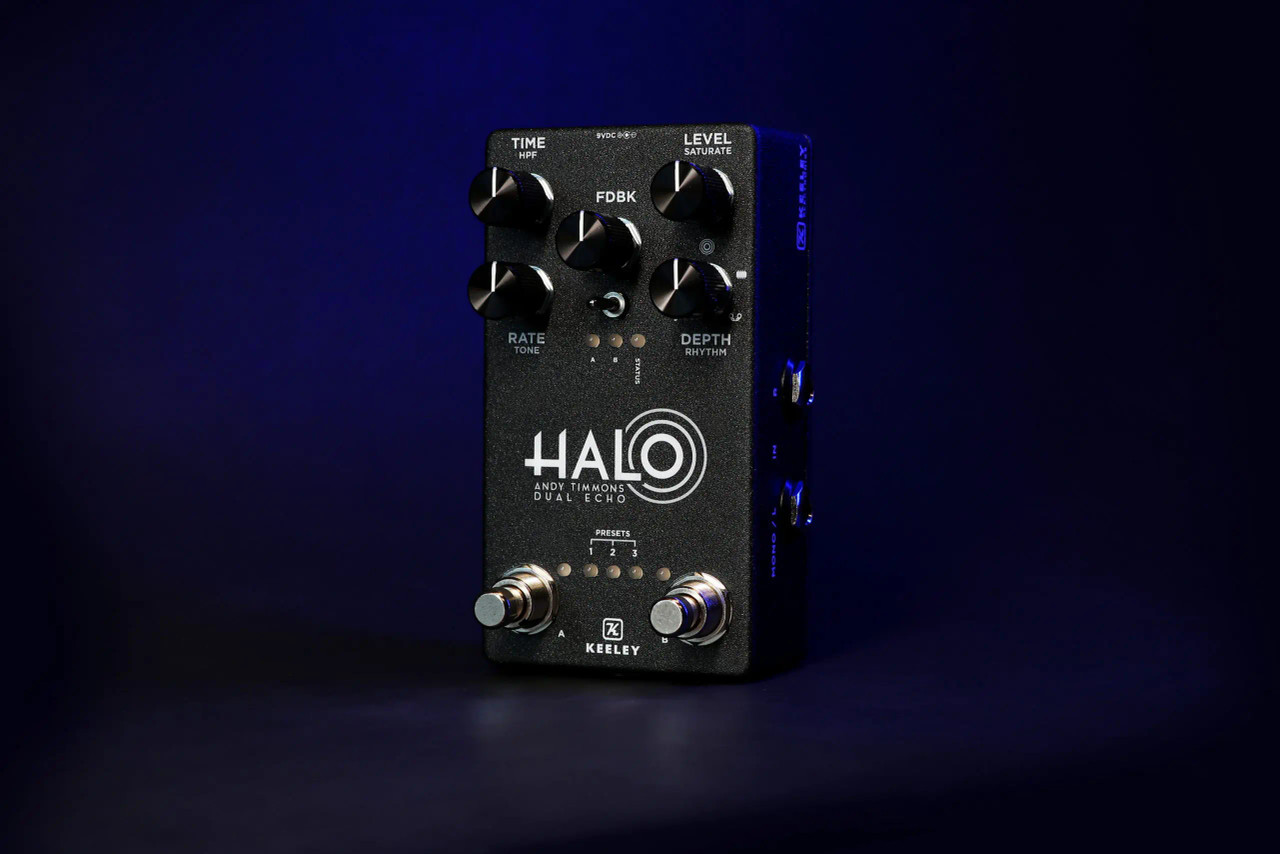 Keeley Halo - Andy Timmons Dual Echo Pedal - Bill's Music