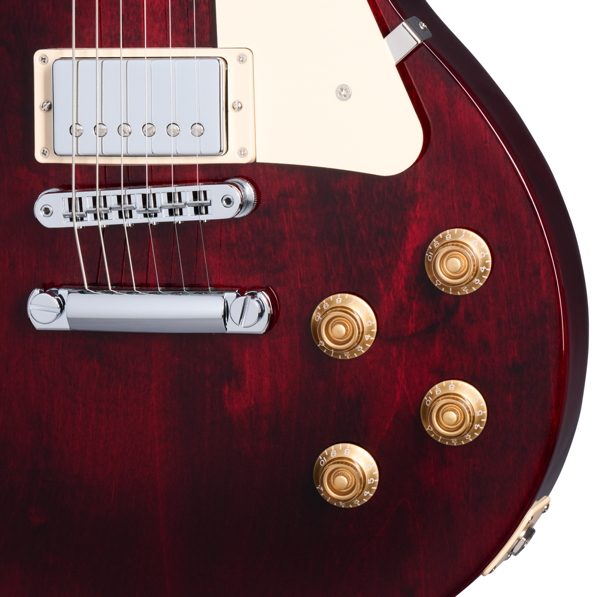 Gibson Les Paul Studio (Cream Trim), Wine Red w/ Soft Case