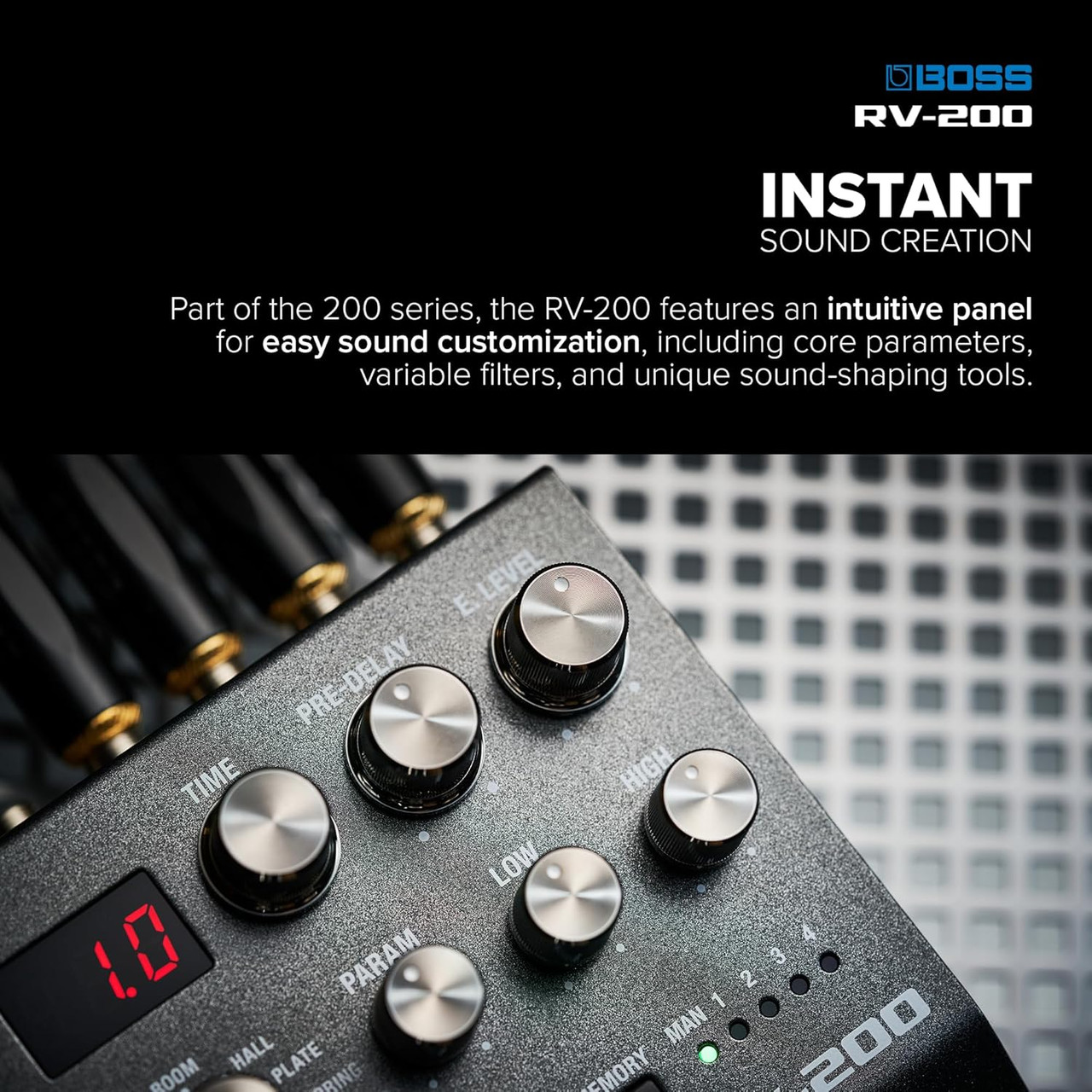 Boss RV-200 Reverb Pedal - Bill's Music