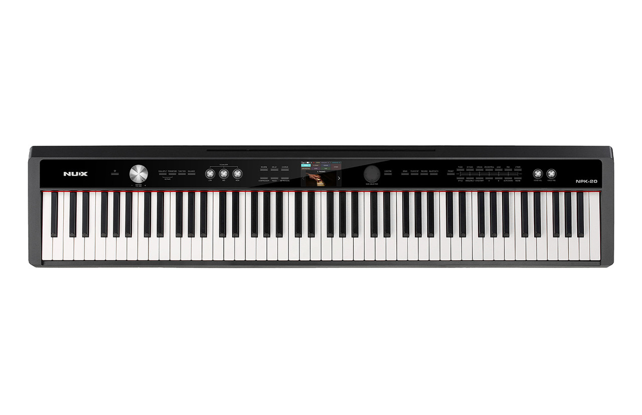 Nux NPK-20 88 Key Digital Piano with 271 Sounds, Black - Bill's Music
