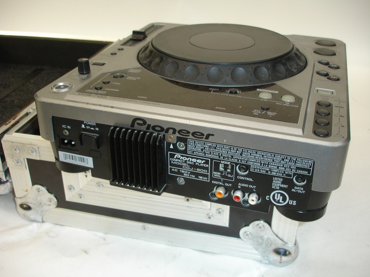 Pioneer CDJ-800 2004年製 カバー付き Pioneer CDJ-800 2004年製