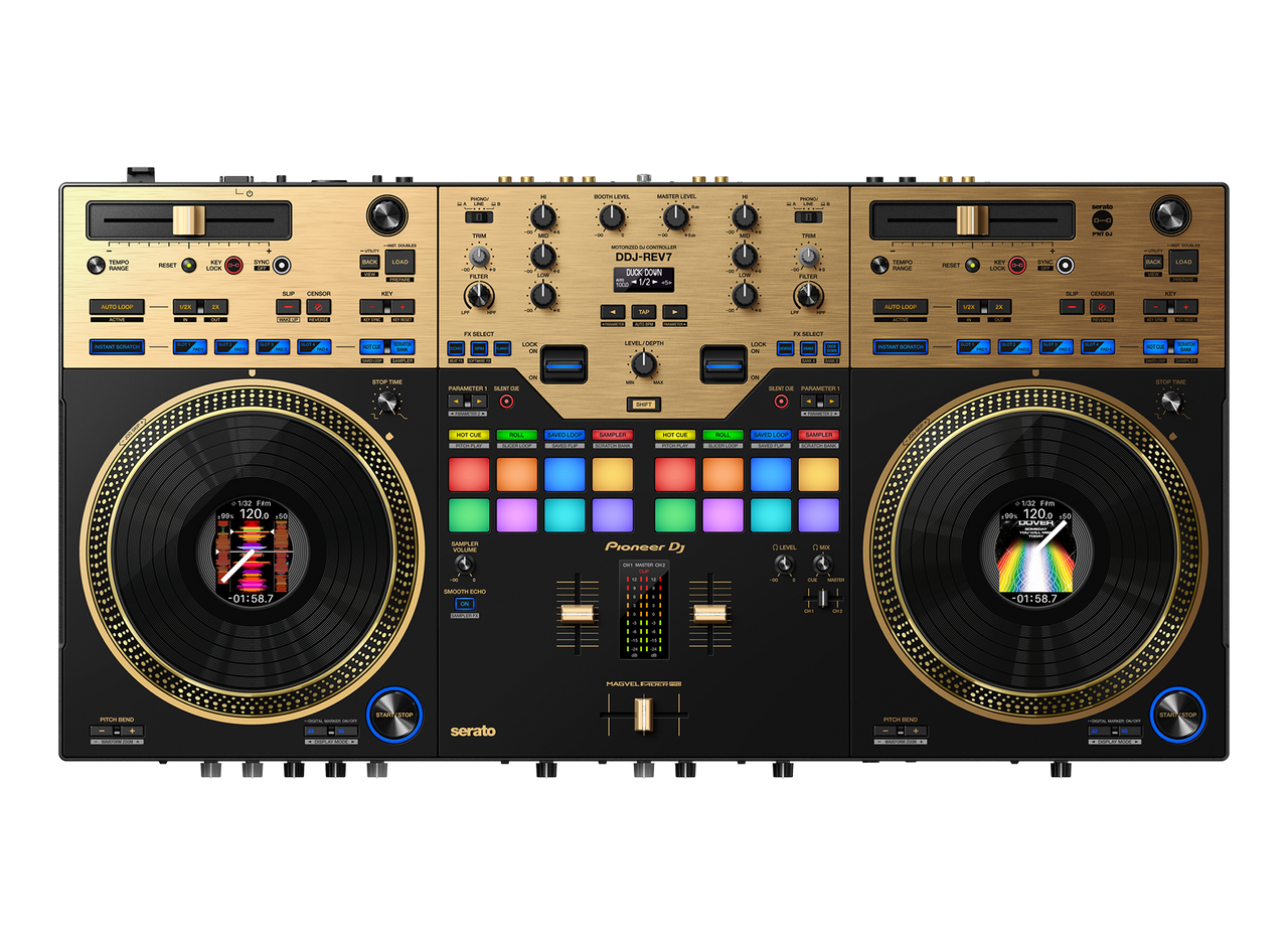 Pioneer DDJ-REV7N Limited Edition Gold Scratch-style 2-channel DJ