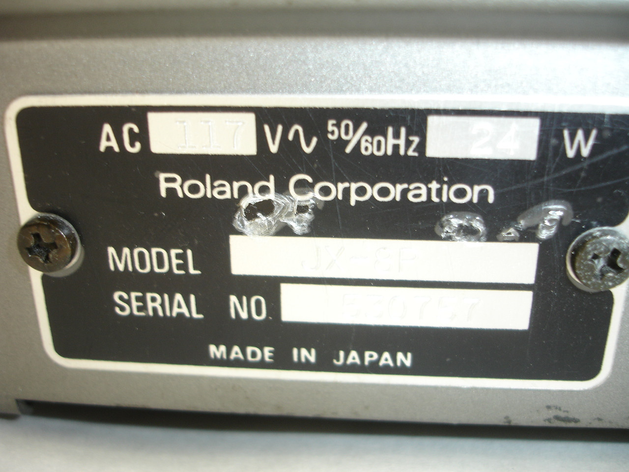 Roland JX-8P 61-Key Polyphonic Synthesizer Keyboard & PG-800