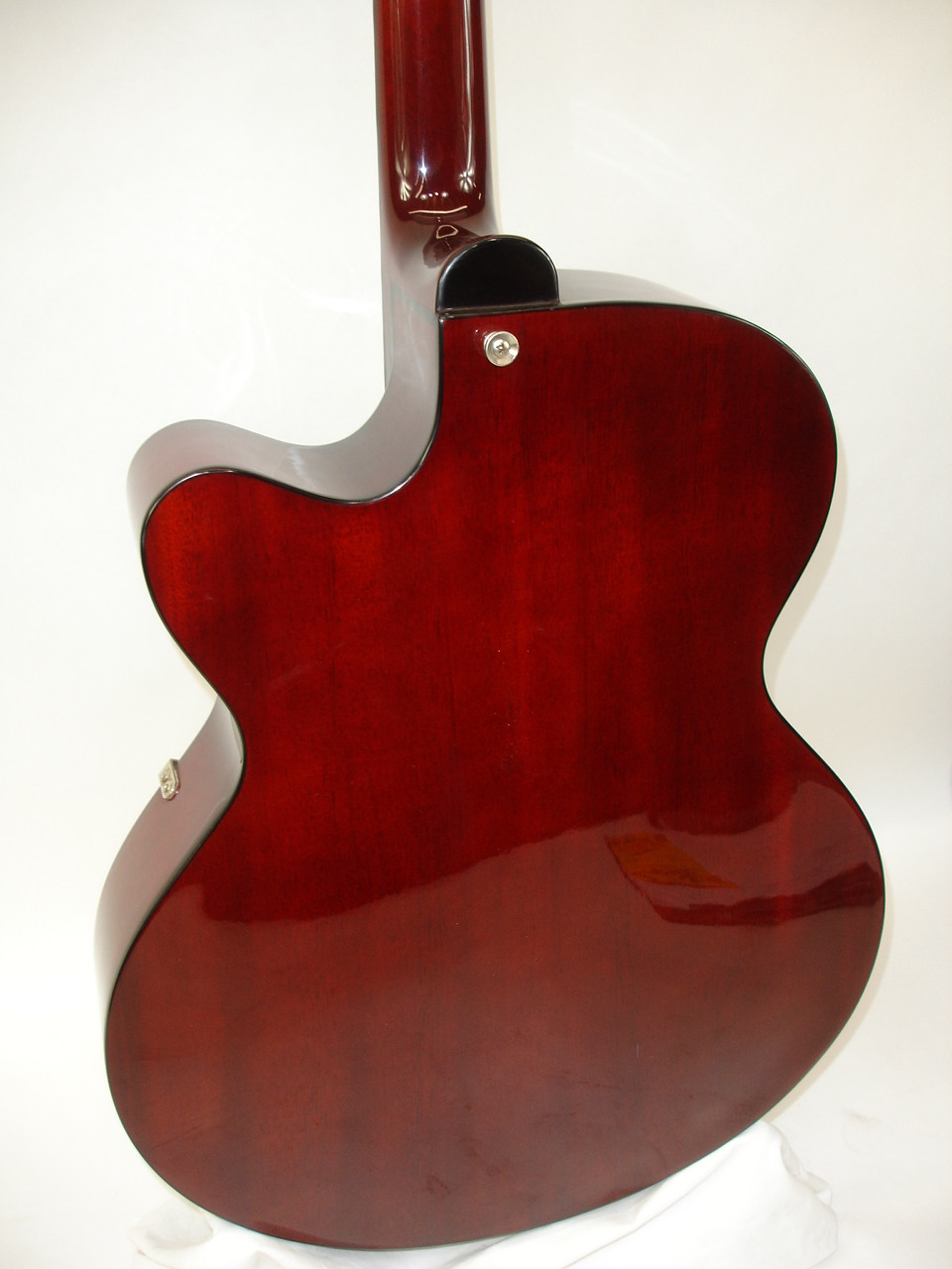 Hagstrom HL550 Hollow-Body Jazz Electric Guitar, Matte Natural