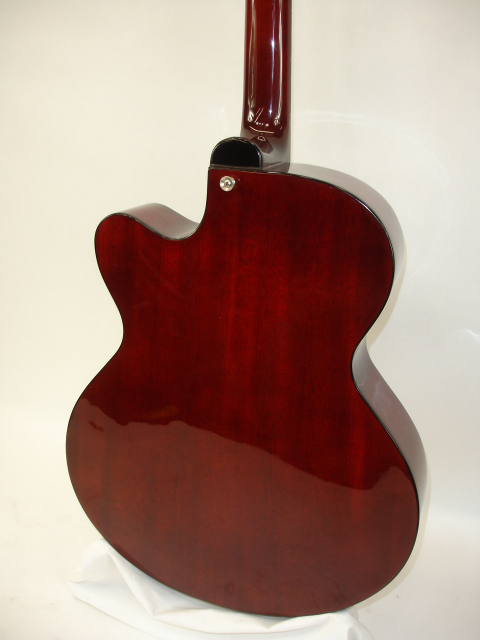 Hagstrom HL550 Hollow-Body Jazz Electric Guitar, Matte Natural