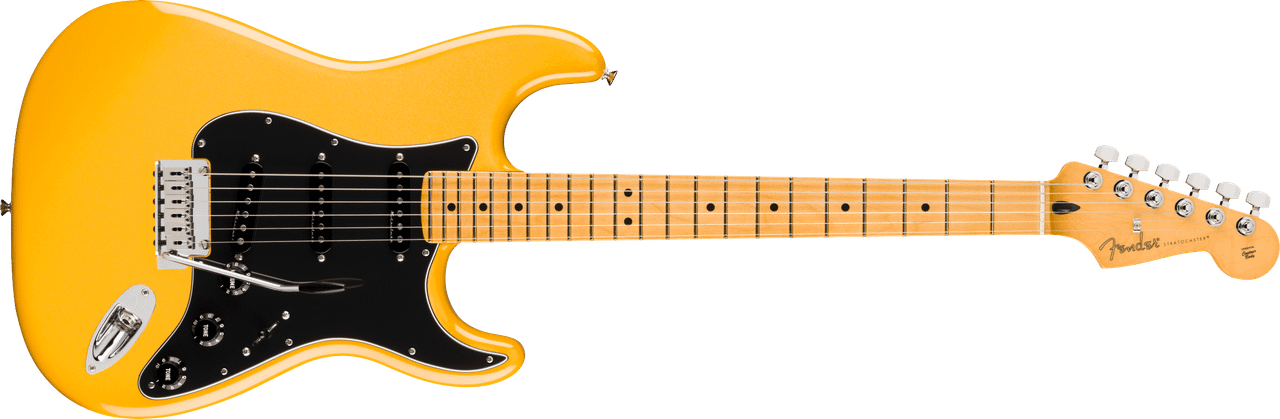 イエローFender player Ⅱ modifiedストラトキャスター Fender Player II Modified Stratocaster, Maple Fingerboard