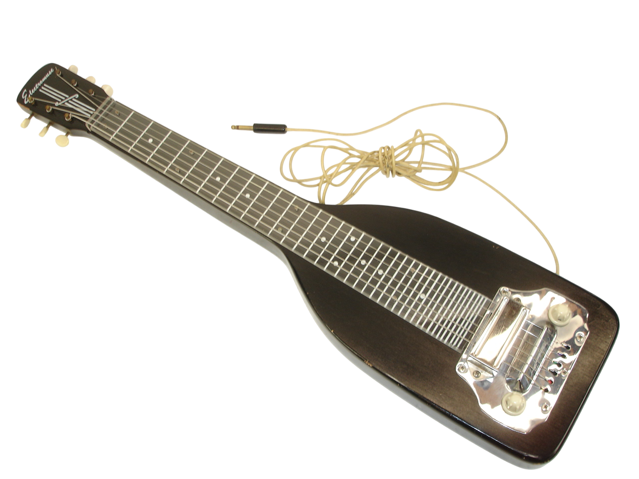 Vintage Electromuse Lap Steel Guitar, Black - Previously Owned