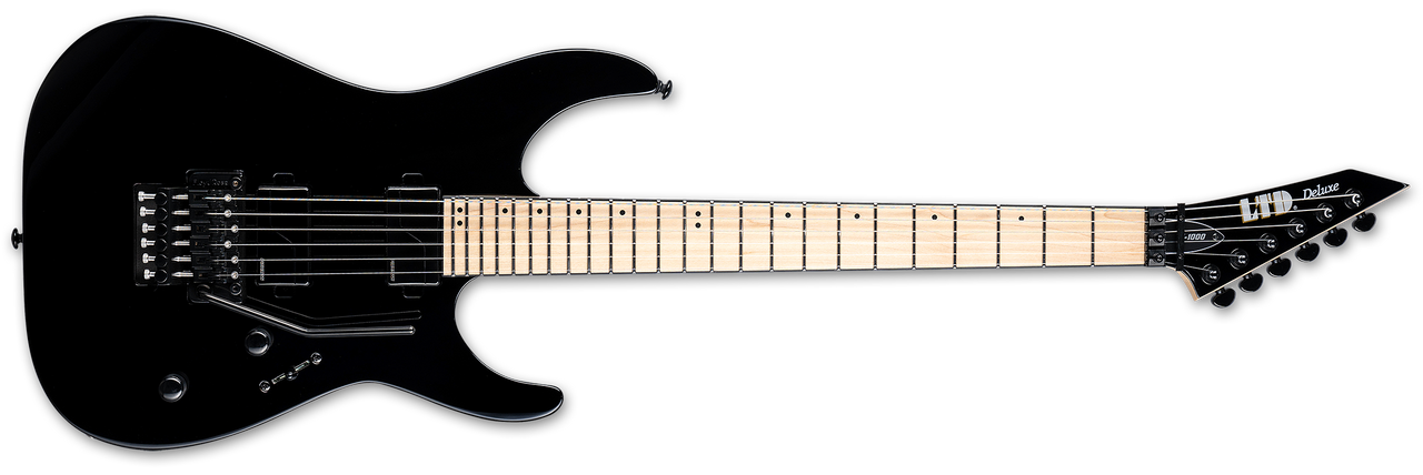 エレキギター LTD M-1000 ESP LTD M-1000 Electric Guitar Maple Neck & Fingerboard, Black