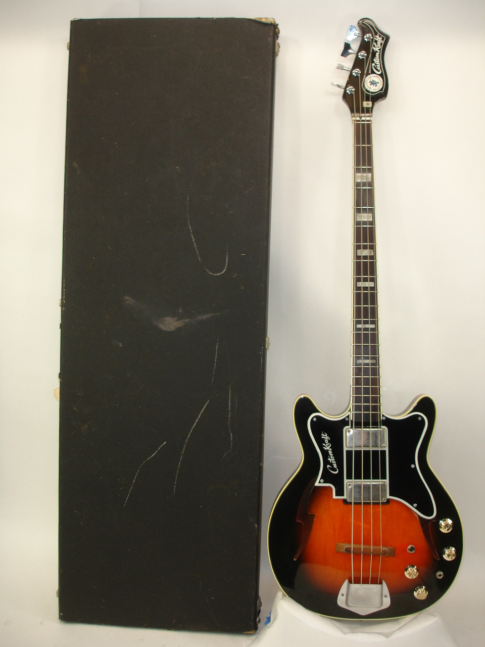 Vintage 1968 Custom Kraft Bone Buzzer 4-String Hollow-Body