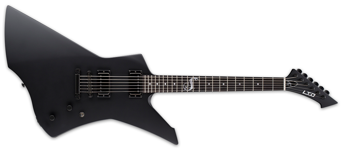 LTD snakebyte emg メタリカ　ジェイムズヘッドフィールド ギター ESP LTD James Hetfield Snakebyte Electric Guitar Satin Black w