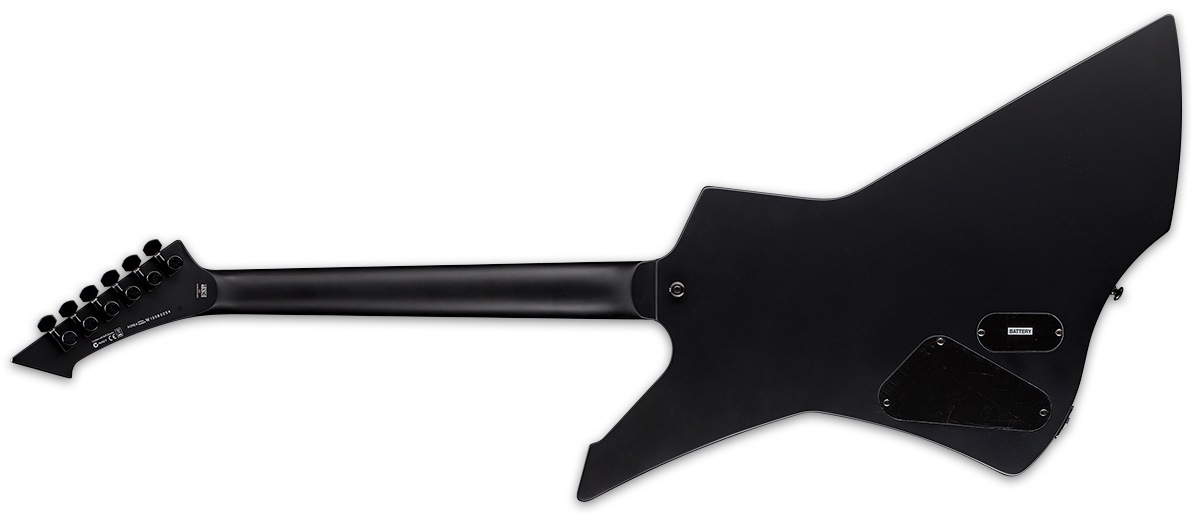 ESP LTD James Hetfield Snakebyte Electric Guitar Satin Black w