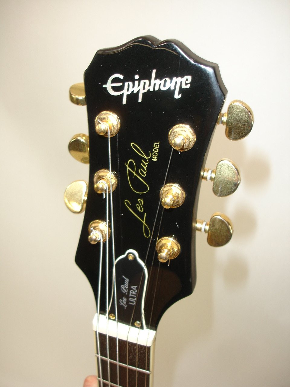 2008 Epiphone Les Paul Ultra II Electric Guitar, Midnight Ebony w