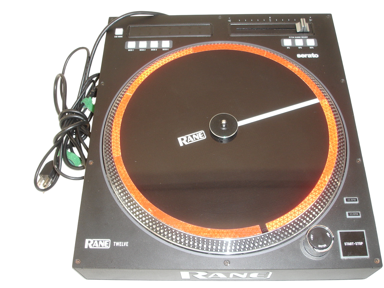 【電源動作確認済み】RANE TWELVE ターンテーブル アナログターンテーブル同様の操作性で、モーター駆動の