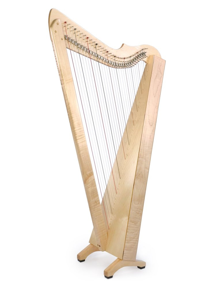 Brilliant! Harpsicle Harp - Maple - 34 strings, fully levered, Pro