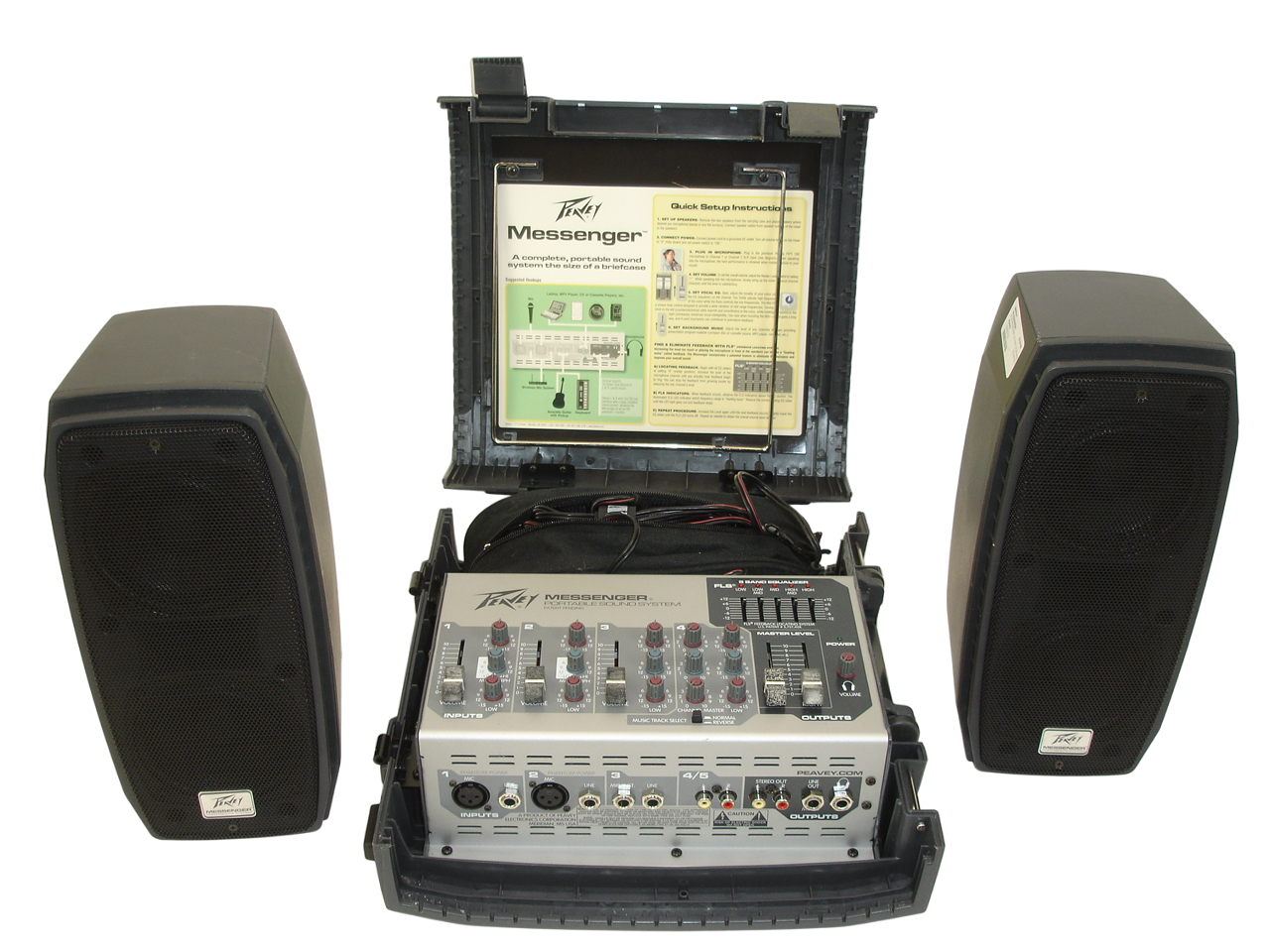 PEAVEY M100 Peavey Messenger M100 ~ 5 Channel 100W Portable Sound