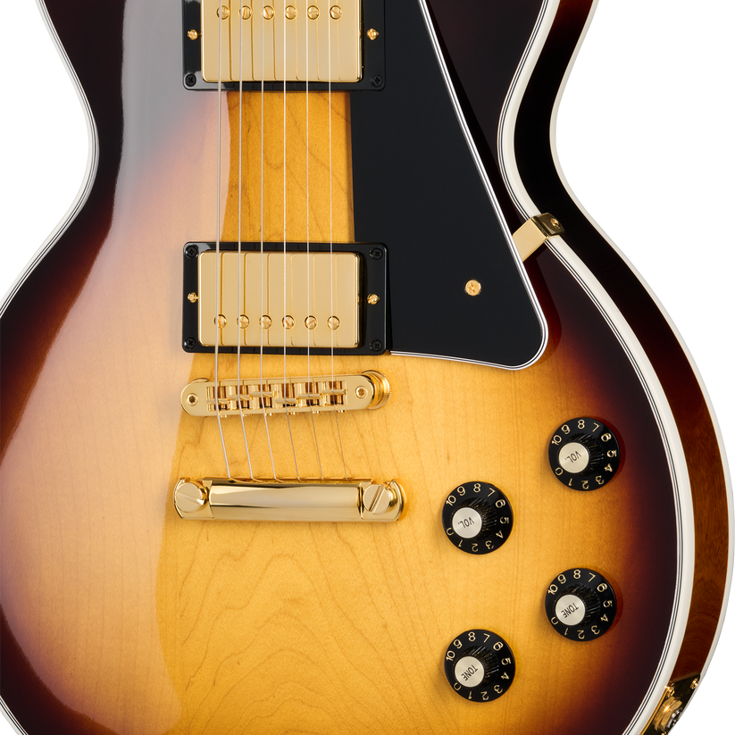 tobacco burst les paul custom Gibson Les Paul Custom 70s Electric Guitar, Tobacco Burst with Case