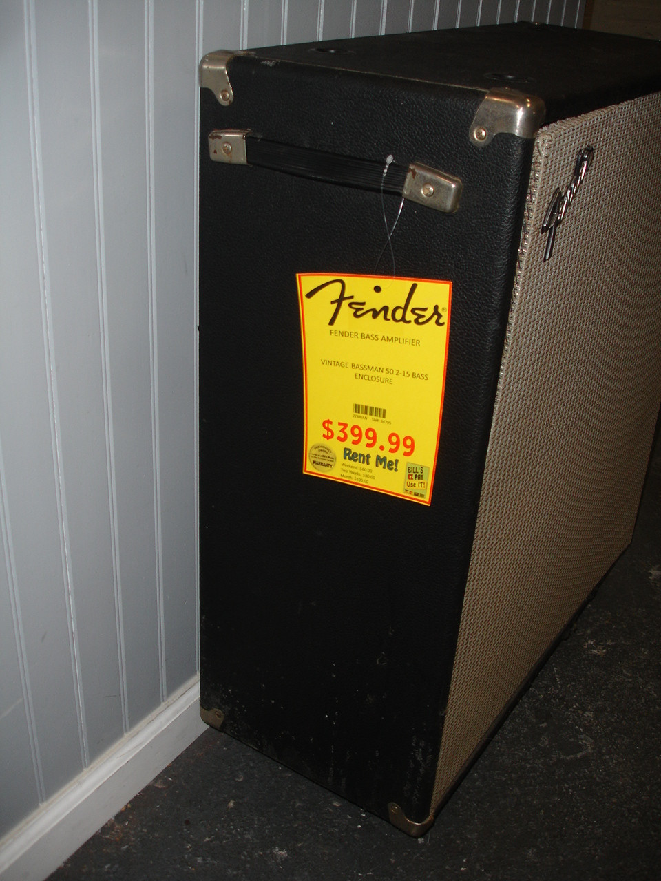 Vintage Fender Bassman 50 2x15