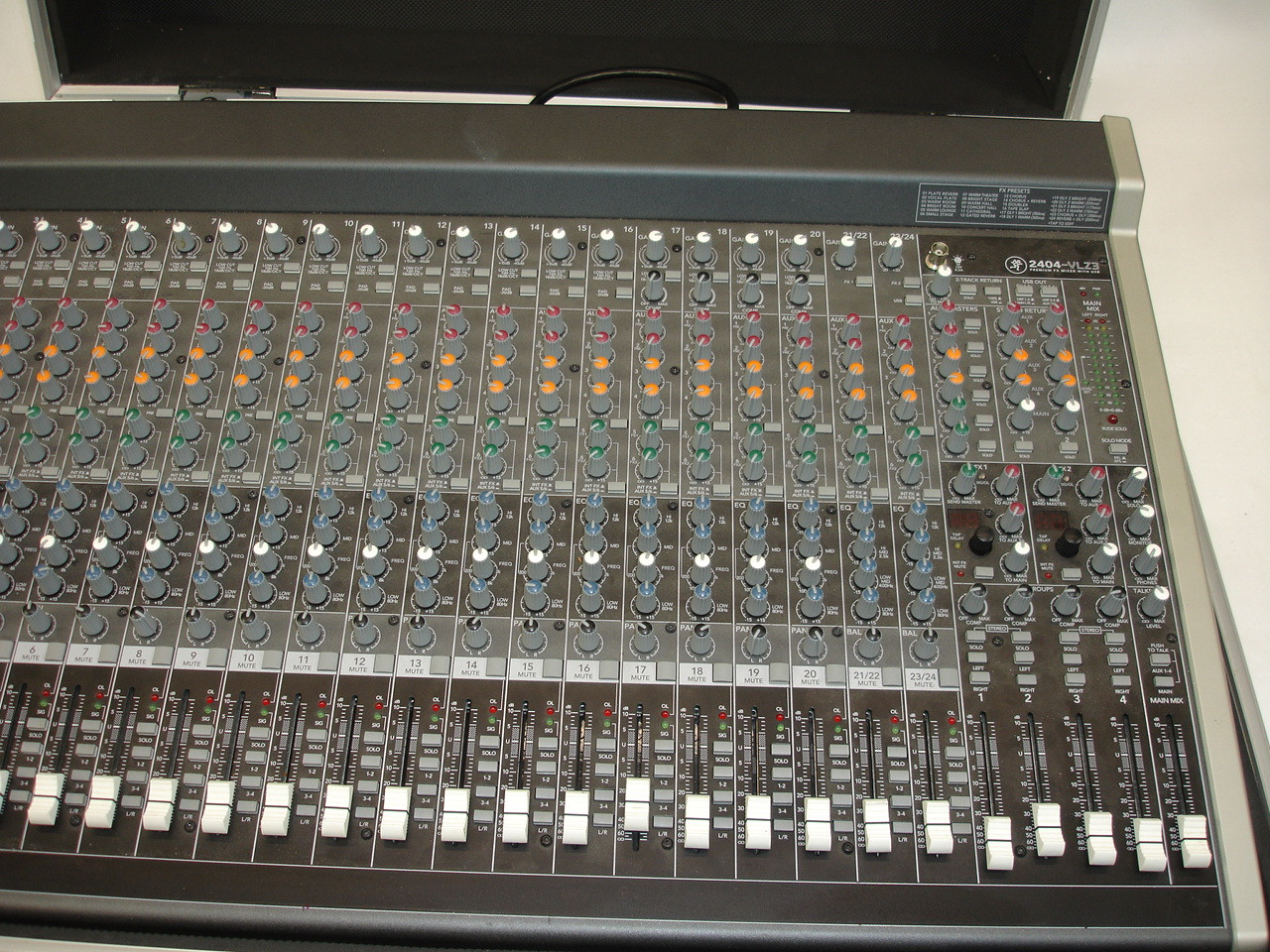 Mackie 2404-VLZ3 Premium 24-Channel FX Mixer with USB, Includes