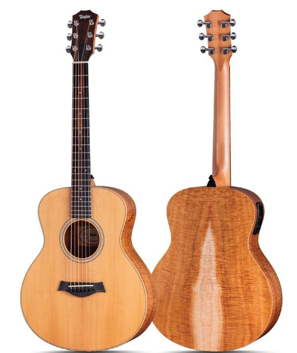 Taylor GS Mini-e LTD Figured Koa, Torrefied Spruce Top, Layered
