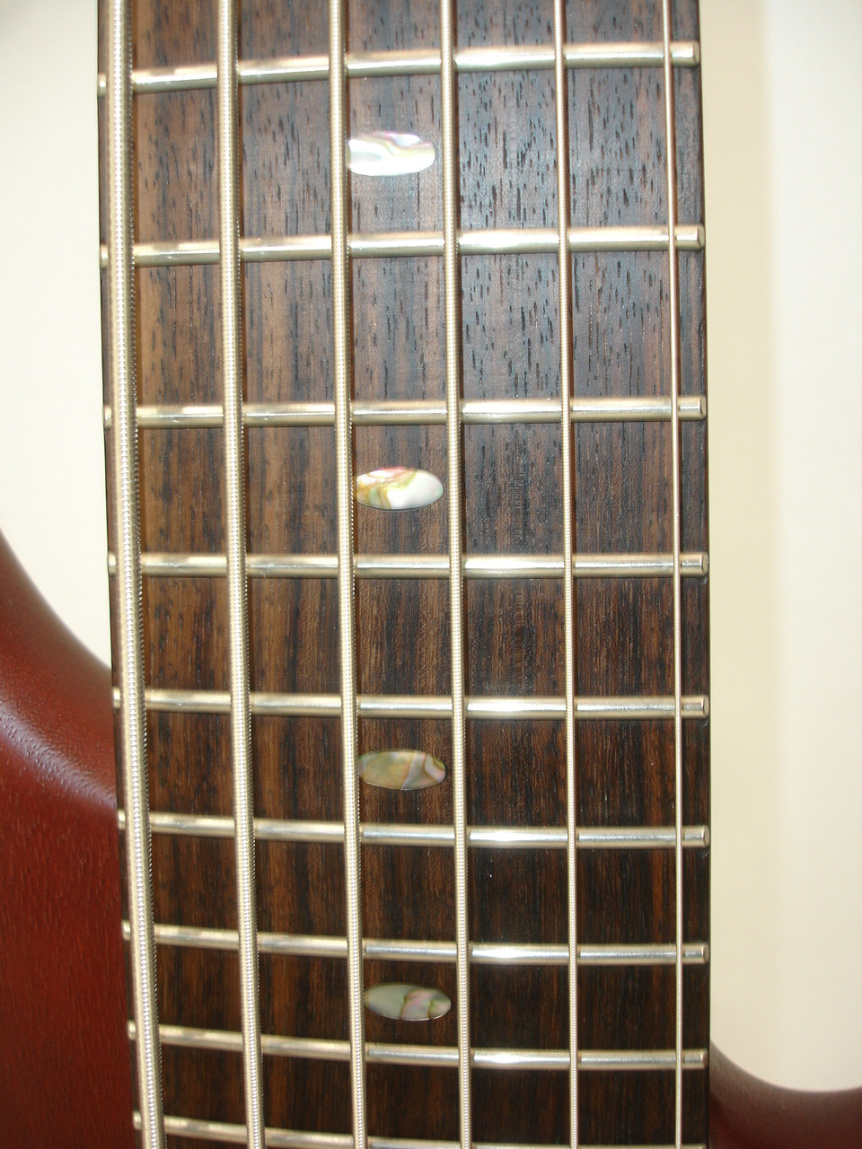 2023 Ibanez SR506E 6-String Bass Guitar, Brown Mahogany
