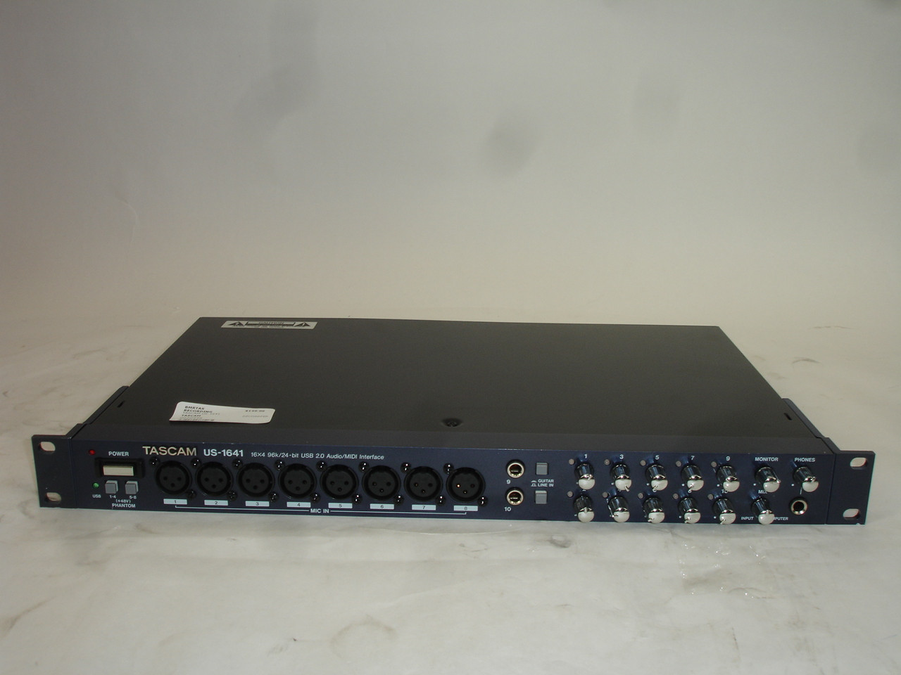 Tascam US-1641 16x4 USB 2.0 Audio/MIDI Interface w/ Box