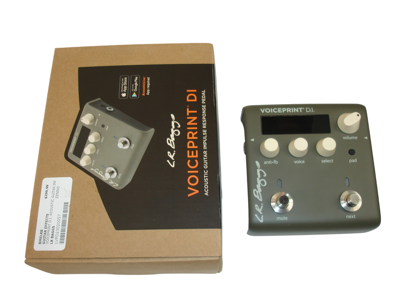 LR Baggs Voiceprint DI Acoustic Guitar Impulse Response Pedal w