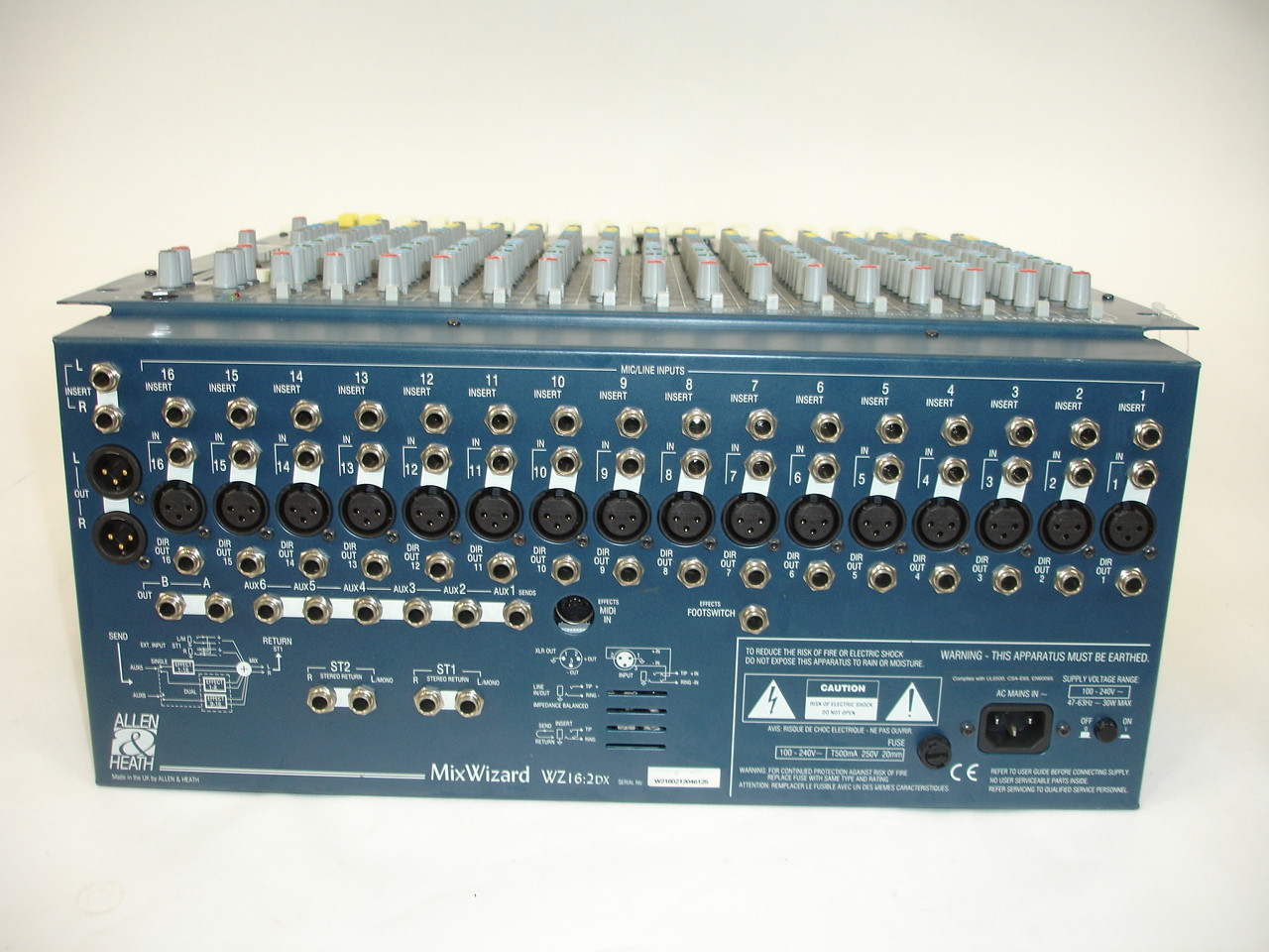 Allen & Heath MixWizard WZ 16:2DX 16-Input Mixer with Dual Digital