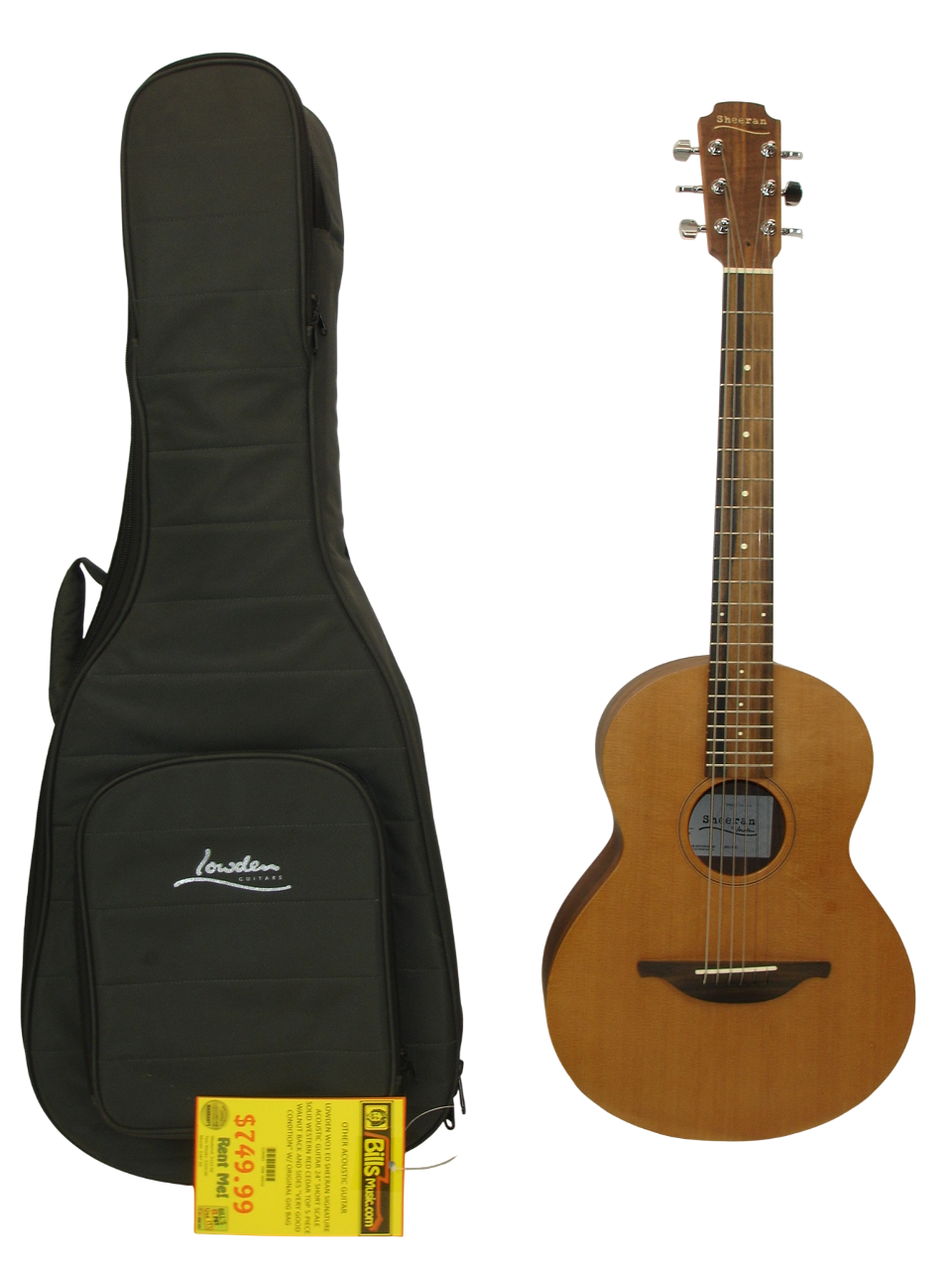 Sheeran by lowden w01 walnut 610mmギグケース付 Sheeran by Lowden W-Series W01 Acoustic Guitar w/ Bag - Previously