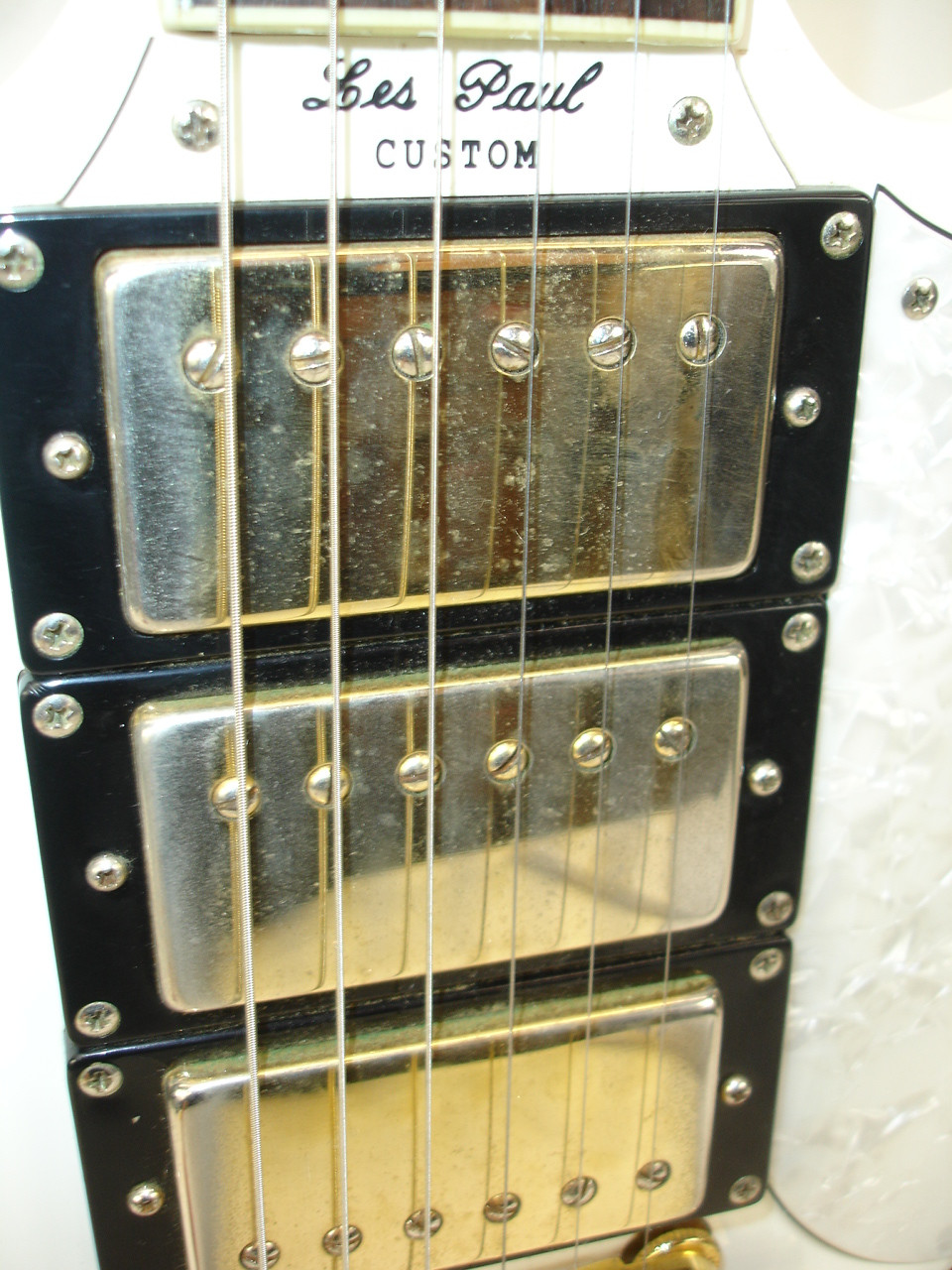 2006 Epiphone G-400 SG Les Paul Custom Electric Guitar, Alpine