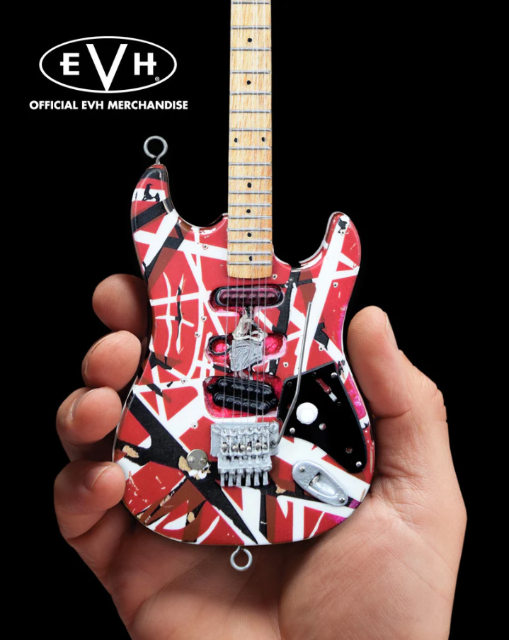 EVH Eddie Van Halen Mini Guitar - EVH Frankenstein *Great Gift