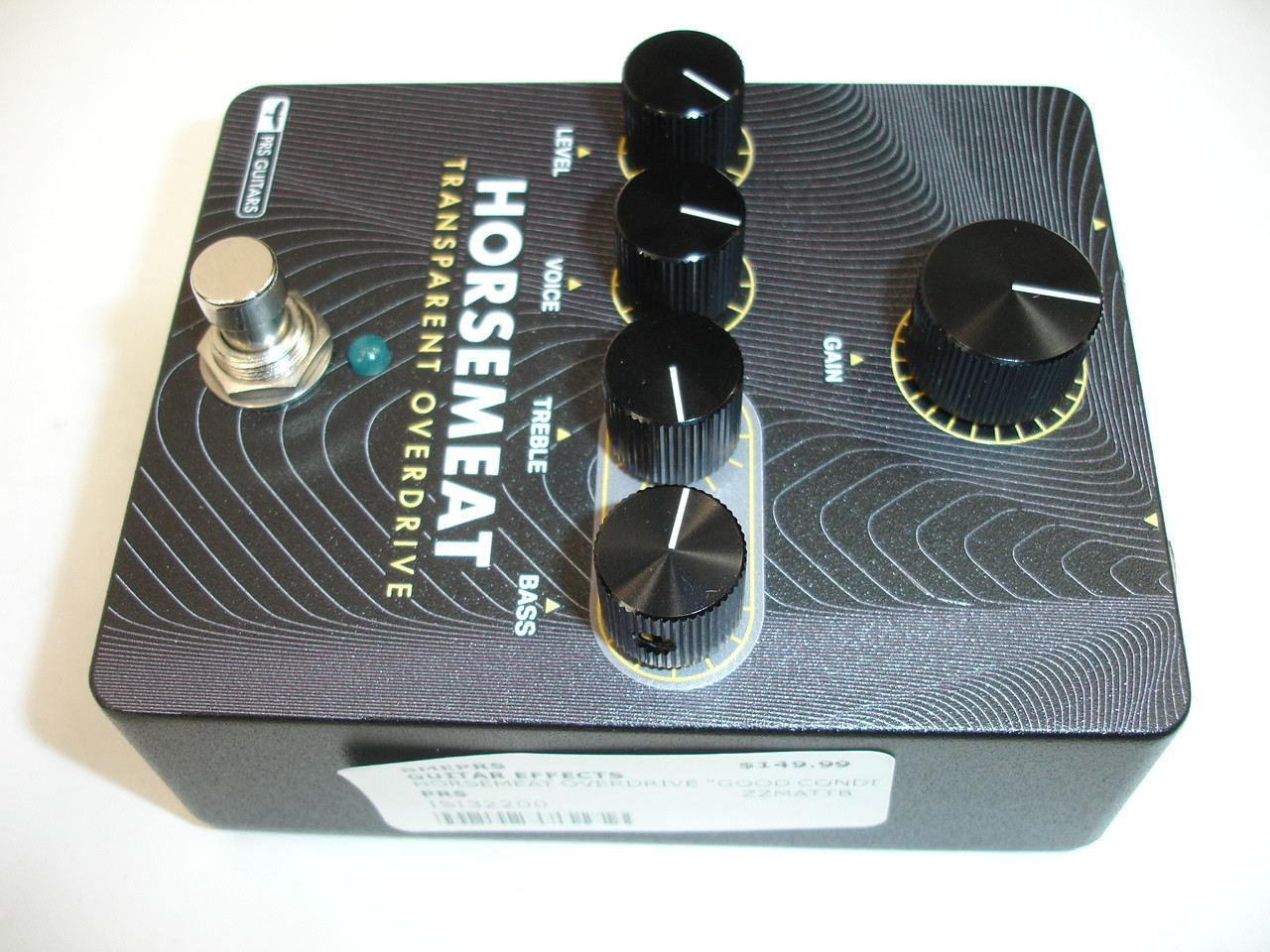 PRS Horsemeat Transparent Overdrive Guitar Effect Pedal w/ Box