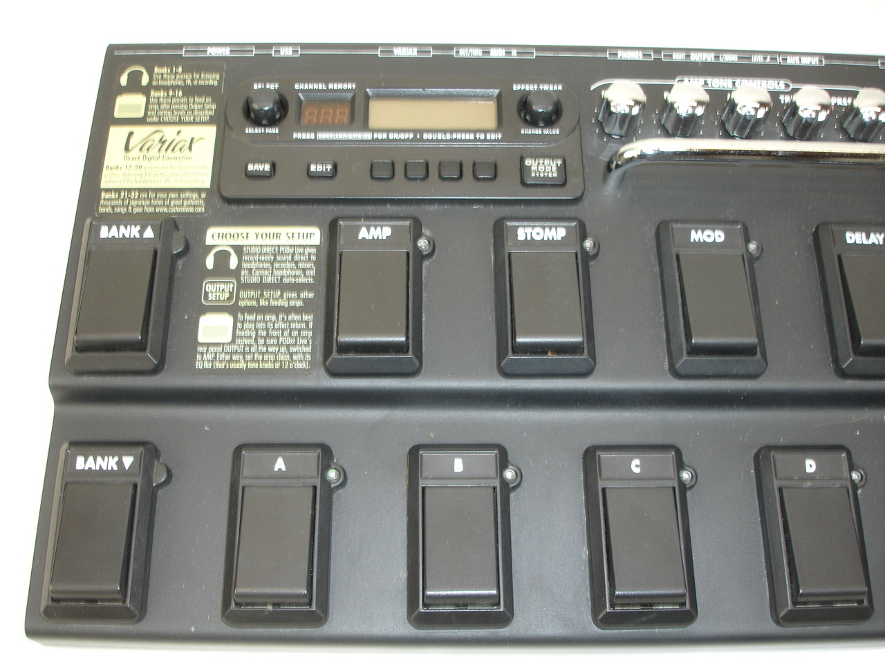 Line 6 Pod XT Live Multi-Effects Guitar Effect Pedal - Previously