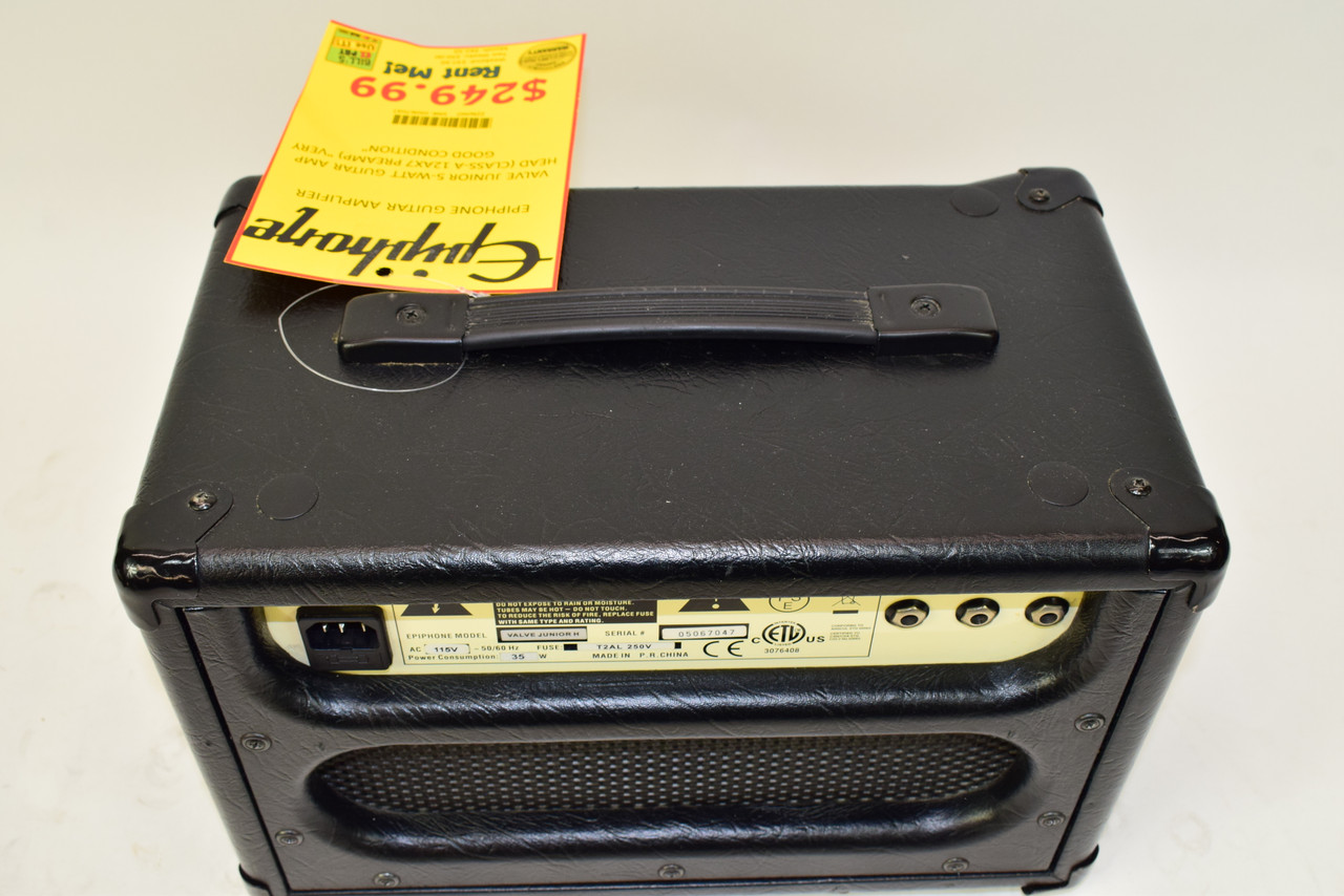 Epiphone Valve Junior Guitar Amp Head - Previously Owned - Bill's