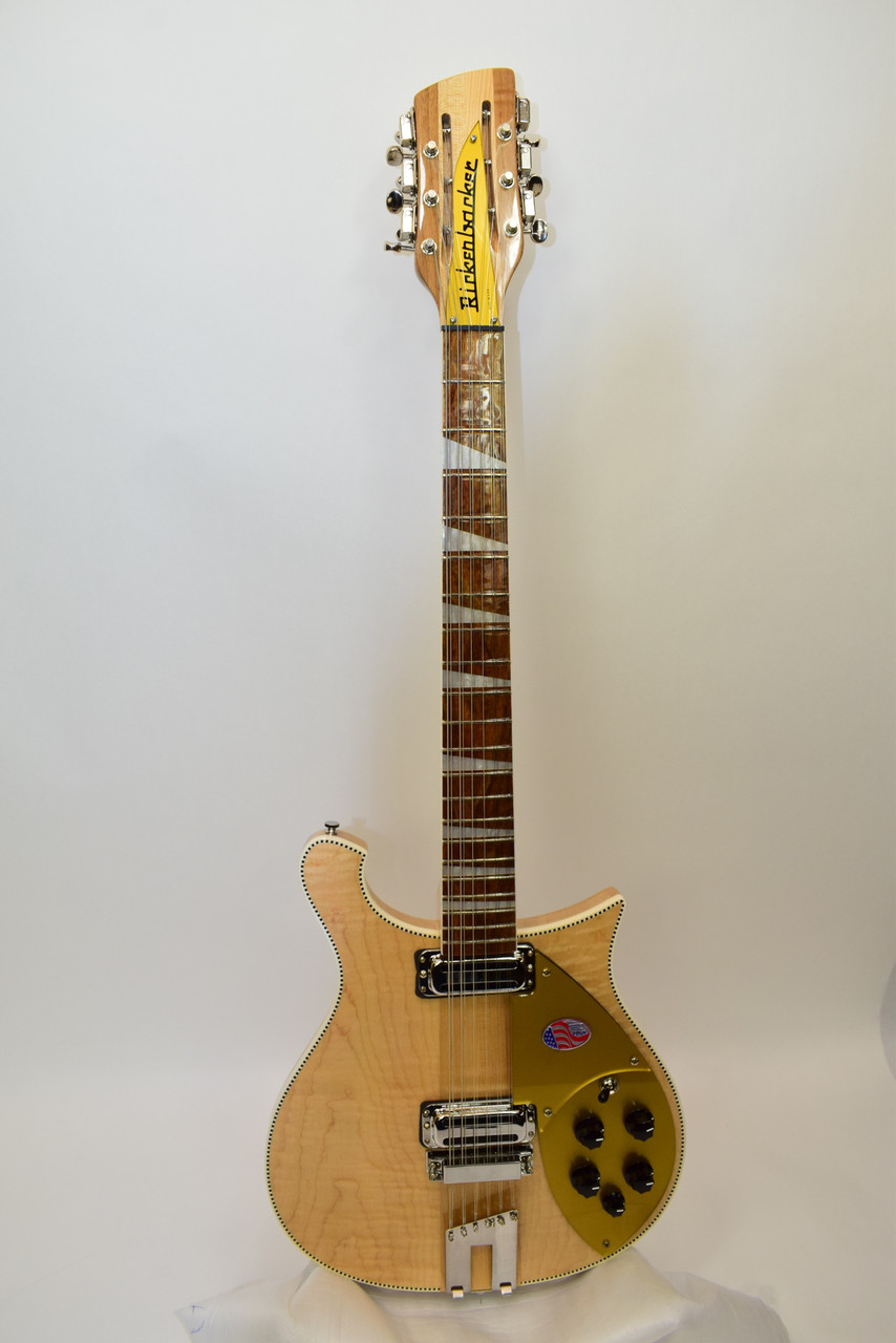 2026 Rickenbacker 660/12 12-String Electric Guitar, MapleGlo w