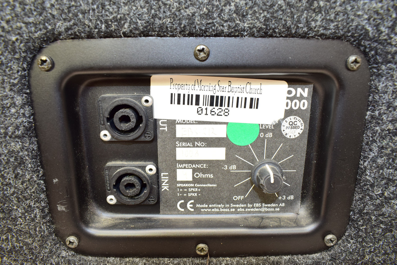 EBS Evolution ProLine 212 4-Ohm Bass Cabinet - Previously Owned