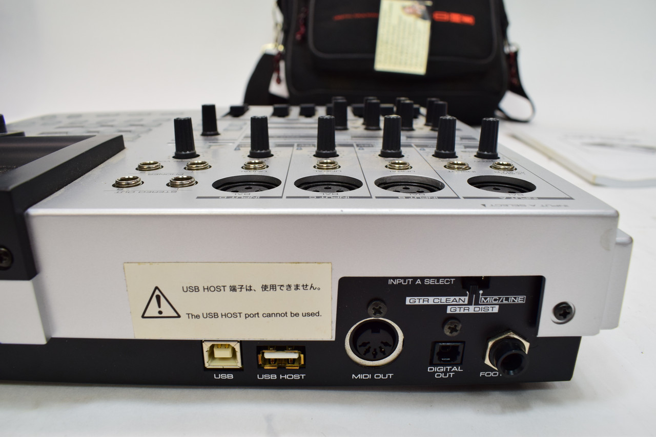 Fostex MR-8HD 8-Track Digital Multitracker Recorder, Silver w/ Bag