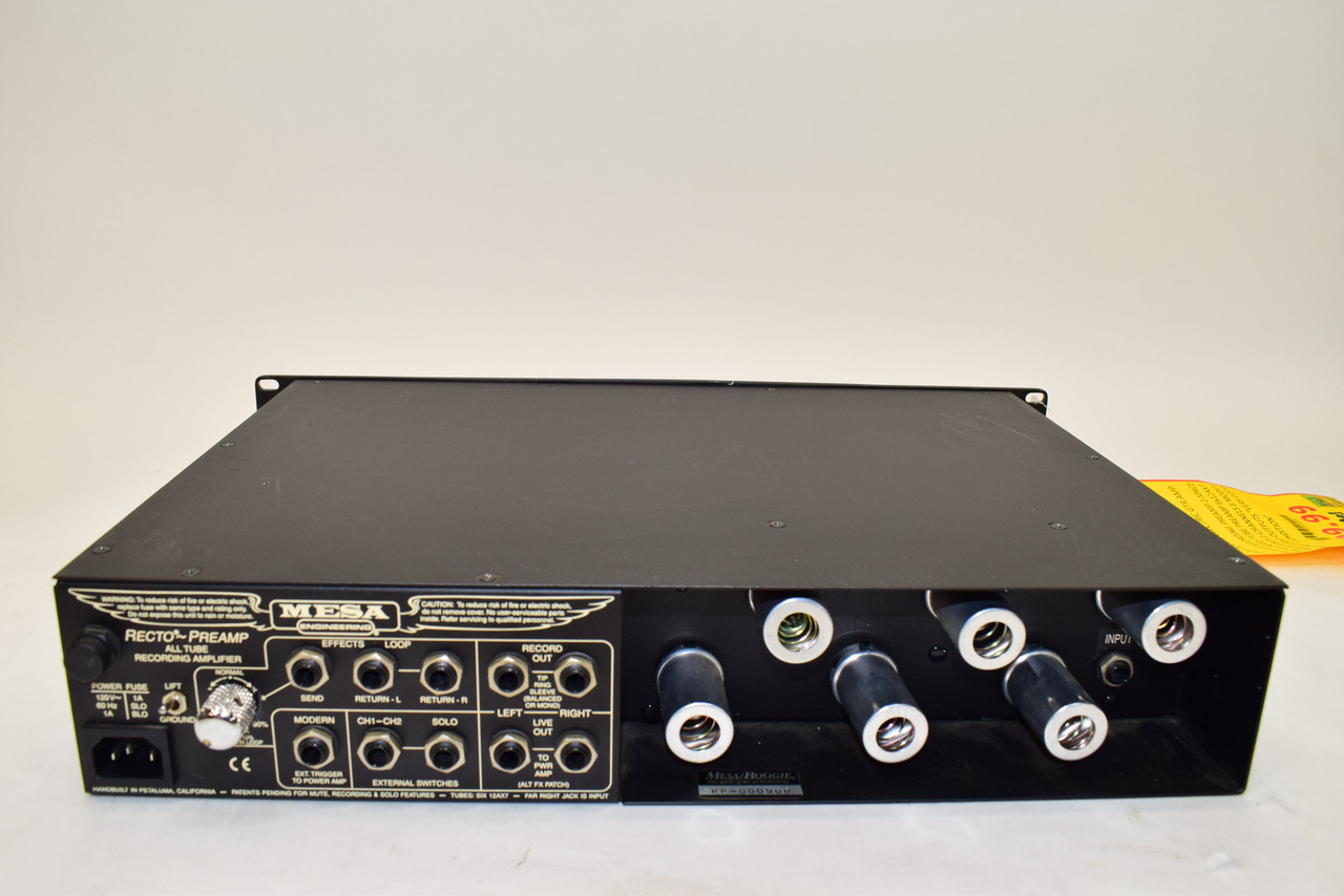 Mesa/Boogie Rectifier Recording Preamp 2-channel Tube Preamp
