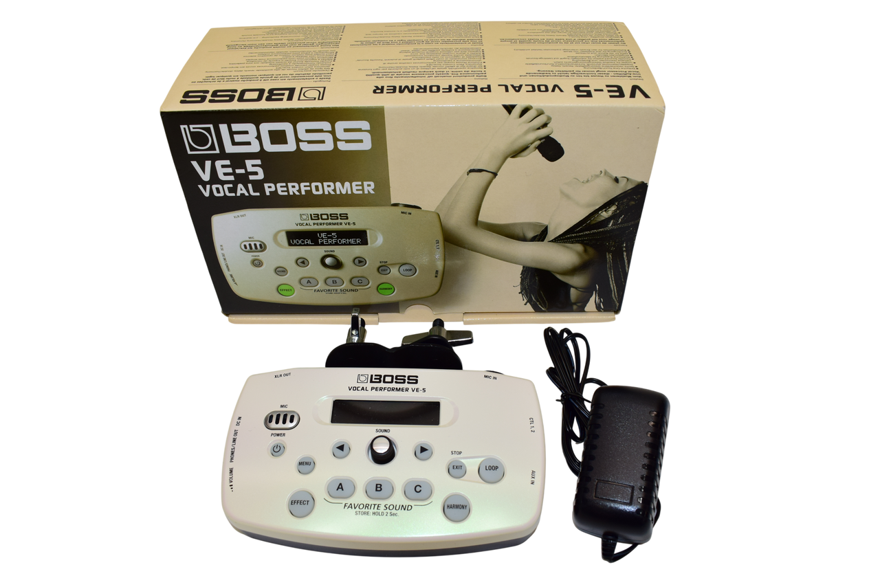 BOSS Vocal Performer VE-5 all付属品元箱 Amazon.com: Boss VE-5 Vocal Performer Effect Processor (Red