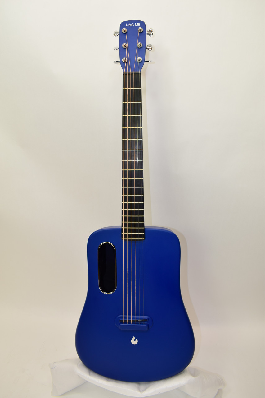LAVA ME 2 Acoustic Electric Travel Guitar, Blue w/ Case