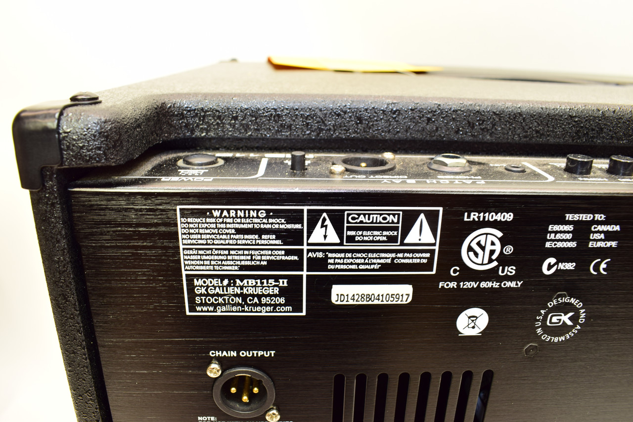 Gallien-Krueger MB115-II 1x15