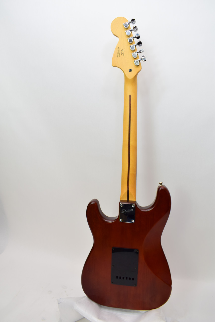 2005 Squier Standard Stratocaster Electric Guitar, Walnut
