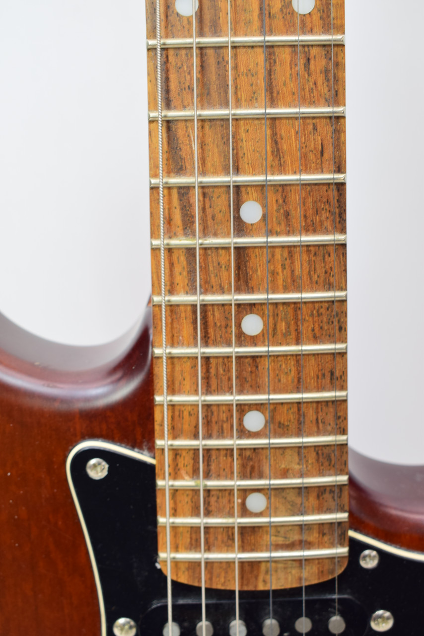 2005 Squier Standard Stratocaster Electric Guitar, Walnut
