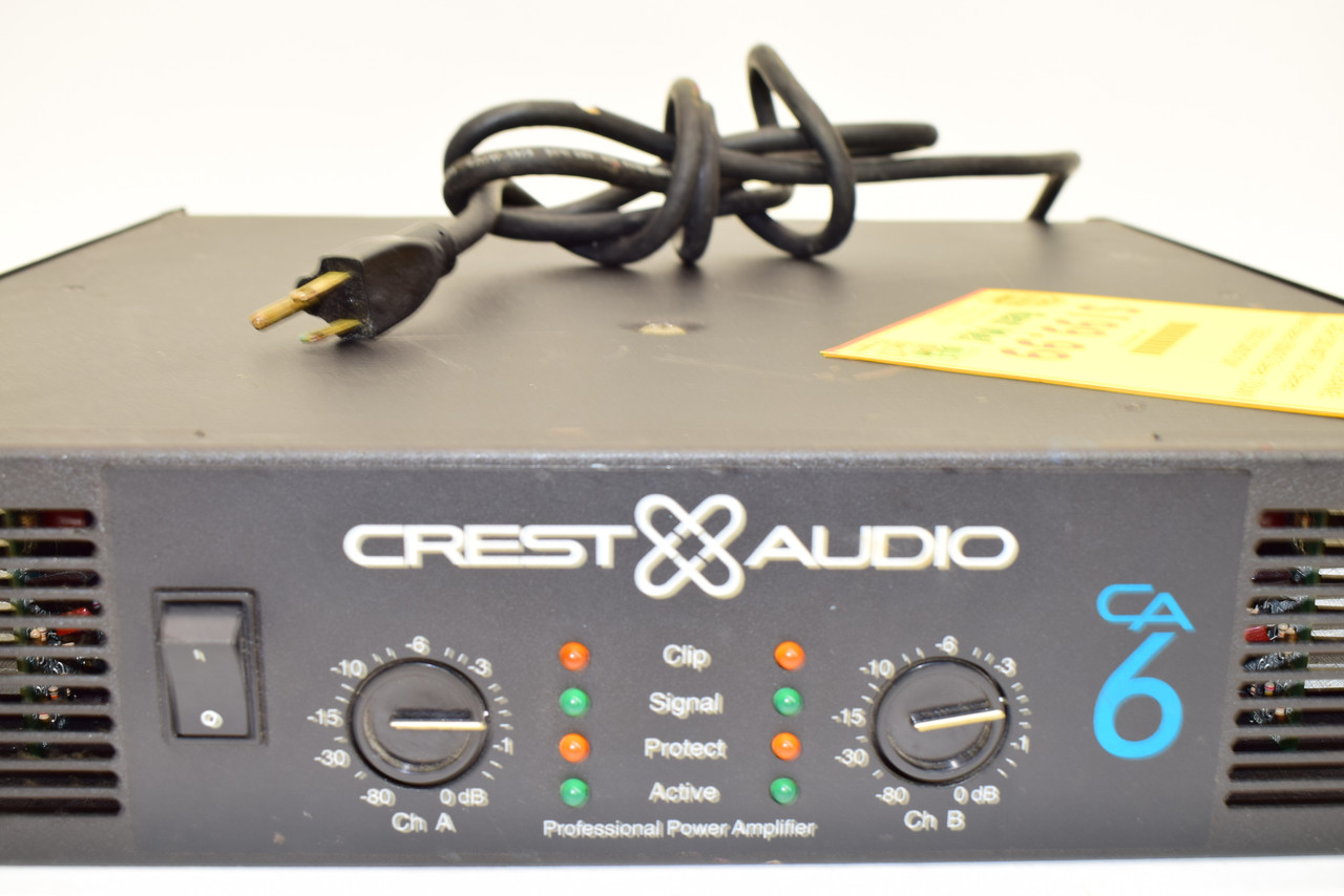 Crest Audio CA6 Professional Power Amplifier - Previously Owned