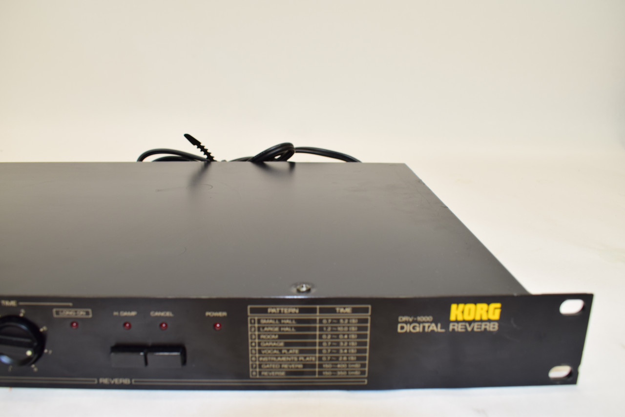 配信機器・PA機器・レコーディング機器 KORG DRV-1000 Digital Reverb Korg DRV-1000 Digital Reverb Effects Processor - Previously Owned