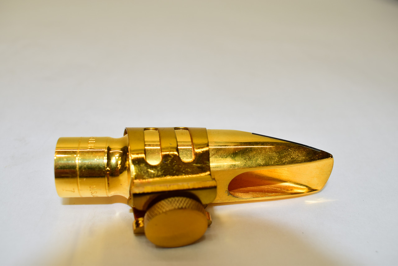Otto Link Super ToneMaster 7 Metal Alto Saxophone Mouthpiece, Gold