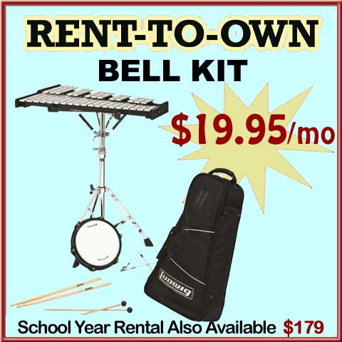 Student RenttoOwn Bell Kit Bill's Music