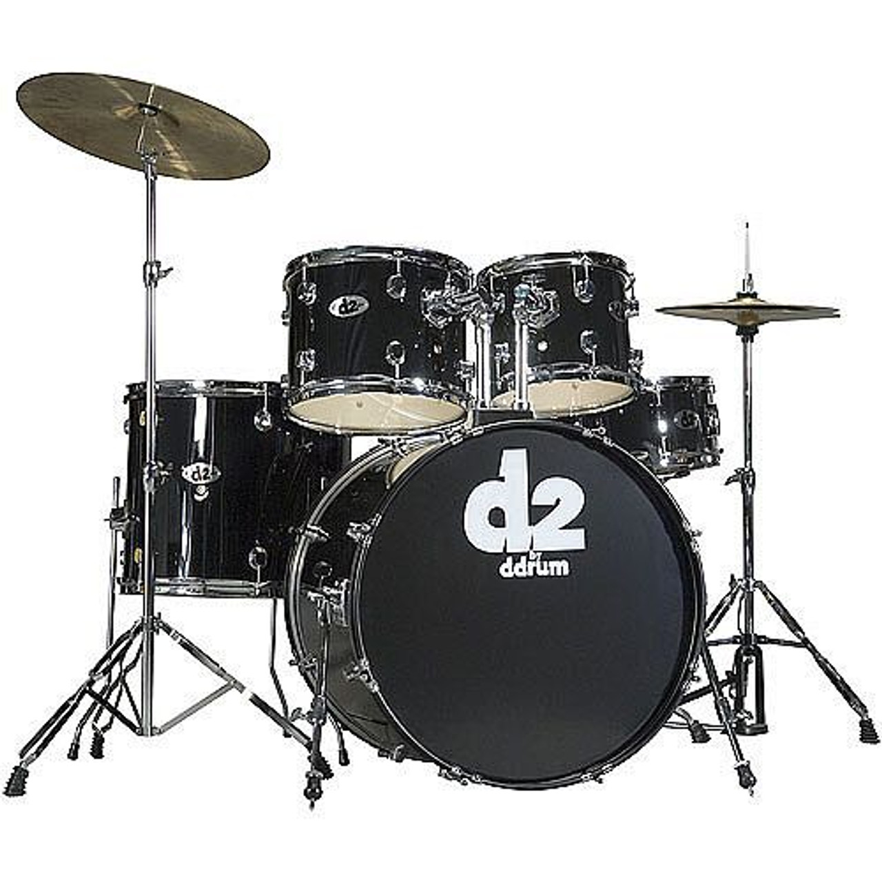 DDrum D2 5-Piece Drum Set na May Mga CymbalDDrum D2 5-Piece Drum Set na May Mga Cymbal  